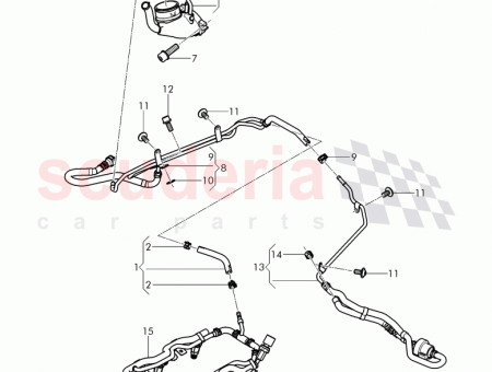 Photo of Connecting tube with AKF valve 3W0 133 986…