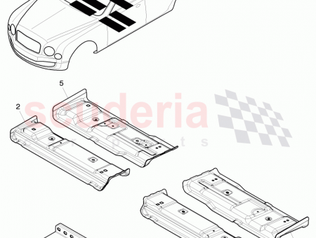 Photo of bracket for seat mounting…