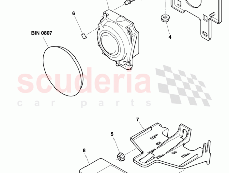 Photo of retainer for control unit F R ADR STEUERGER…