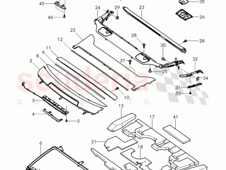 Photo of parcel tray assembly 3Y5 863 403…