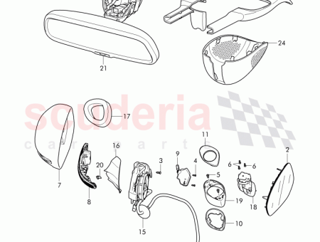 Photo of rear view mirror housing assembly D 30 05…