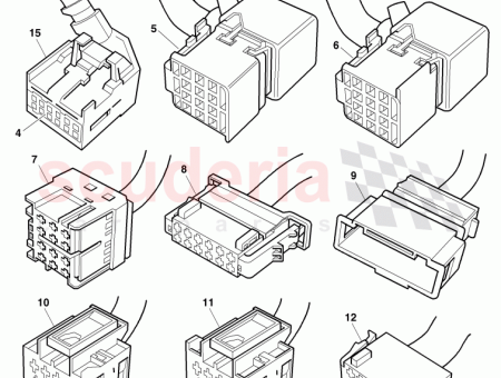 Photo of Flat contact housing with contact locking mechanism…