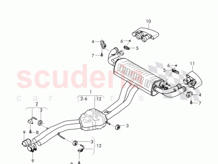 Photo of bracket for exhaust muffler 4M0 253 144…