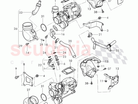 Photo of oil pipe return pipe For turbocharger 07V 145…