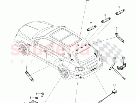 Photo of bracket for connector housing 1K0 937 545…