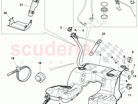 Photo of 1 set of fuel pipes with breather tube…