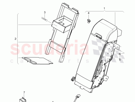 Photo of insert for stowage compartment 1 set covers 3W0…