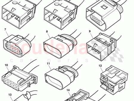 Photo of Flat contact housing with contact locking mechanism also…