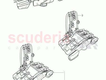 Photo of bike carrier for tow hitch ball head for…