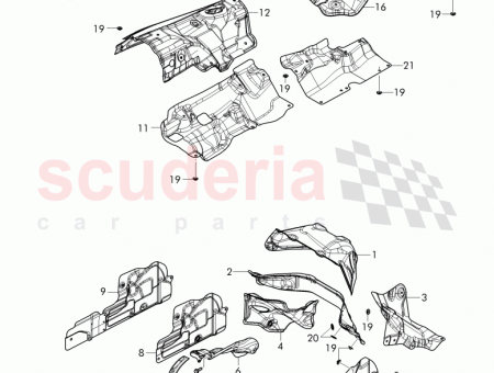 Photo of heat shield for side member 4M2 825 643…