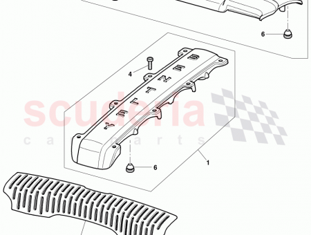 Photo of cover plate engine cover…