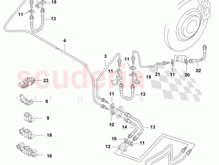 Photo of retainer for brake hose…