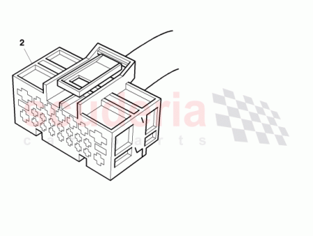 Photo of Flat contact housing with contact locking mechanism…