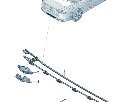 Photo of Bracket for sensor of elec tronically controlled tail…