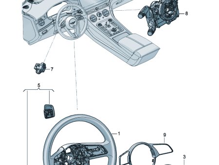 Photo of Steering column lock 8B3 905…