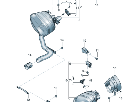 Photo of BRACKET REAR EXHAUST MU…