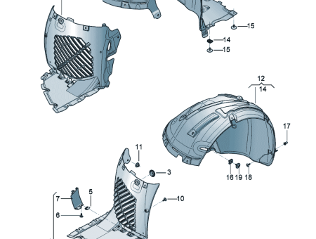 Photo of Wheel housing liner 3SD 809 957…