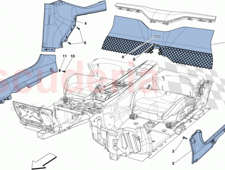 Photo of COMPL RH LOWER B PILLAR TRIM…