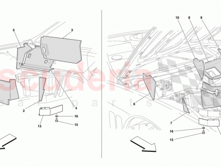 Photo of UPPER RH FRONT ANTI HEAT INSULATION…