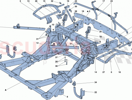 Photo of LH REAR SUBSTRUCTURE MOUNTING BRACKET…