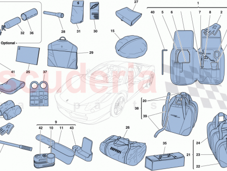 Photo of SET OF BAGS FOR LUGGAGE COMPARTMENT…