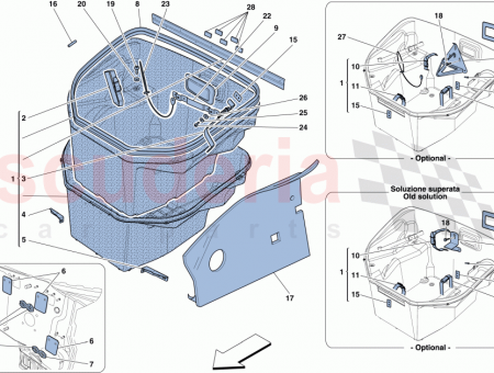 Photo of COMPLETE LUGGAGE COMPARTMENT TUB…