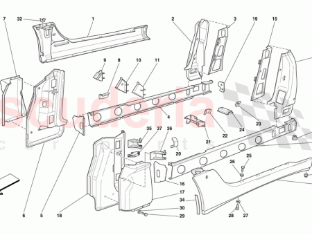 Photo of BRACKET FOR INSTRUMENT PANEL FIXING…