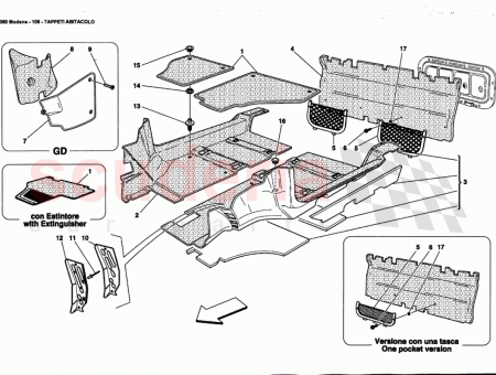 Photo of COMPLETE MOVABLE CARPETS KIT FOR SPORTING SEATS…