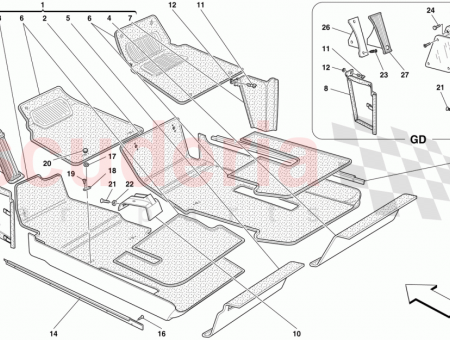 Photo of COMPLETE FOOT REST FOR DRIVER…