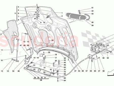 Photo of COMPLETE CABLE FOR FRONT HOOD OPENING…