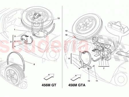 Photo of BRACKET FOR SPARE WHEEL AND EMERGENCY TOOL BAG…