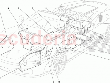 Photo of ENGINE COMPARTMENT REAR WALL INSULATION…