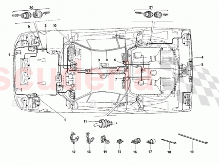 Photo of Engine bonnet cables…