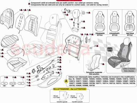 Photo of RH SURROUND FOR BACKREST RELEASE LEVER…