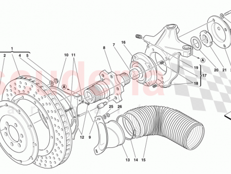 Photo of L H FRONT BRAKE DISC WITH FLANGE…