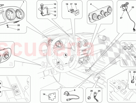 Photo of LIGHT AND REAR VIEW MIRROR SWITCH MOUNTING PANEL…