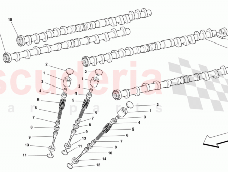 Photo of COMPLETE L H INDUCTION DISTRIBUTION CAM SHAFT…