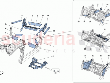 Photo of LH LOWER REAR FLOOR CROSS PIECE…