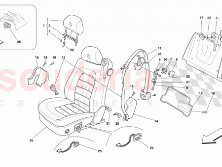 Photo of RH BRACKET FOR BELTS SUPPORT…