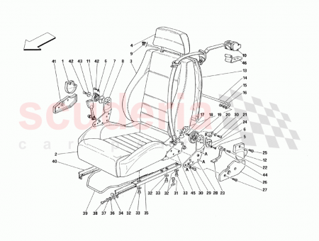 Photo of CLAMP FOR R H SEAT BACK…