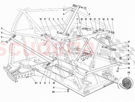 Photo of Rear exchanger supports…