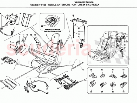 Photo of R H SEAT COMPLETE WITH GUIDES Easy entry…