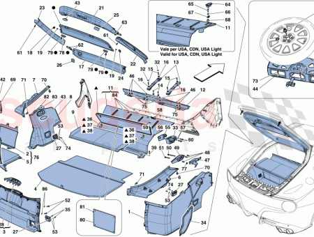 Photo of RH PARCEL SHELF FASTENER BRACKET…