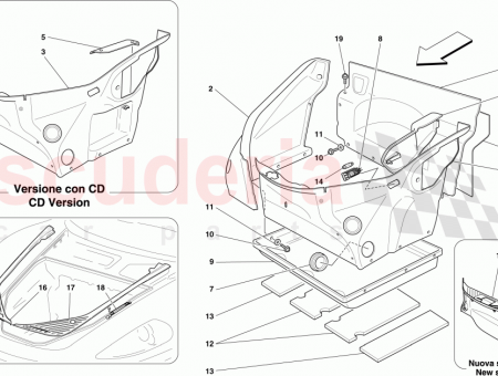 Photo of REMOVABLE REAR LUGGAGE COMPARTMENT PANEL…