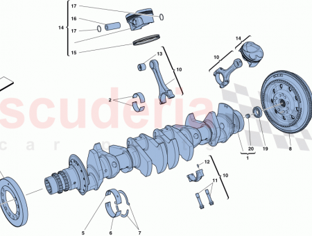 Photo of LH CYLINDER BANK PISTON COMPLETE WITH RINGS…