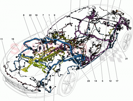 Photo of REAR CEILING LIGHT WIRING HARNESS…