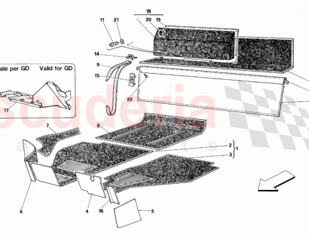 Photo of Foot rest for driver with carpet…