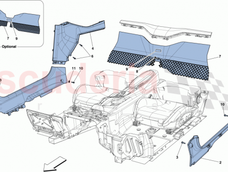 Photo of REAR BULKHEAD TRIM…