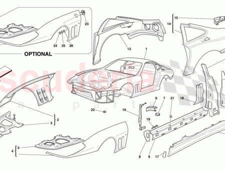 Photo of COMPLETE L H FRONT FENDER…