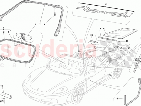 Photo of RH REAR GRILLE REFLECTION DEFLECTOR…